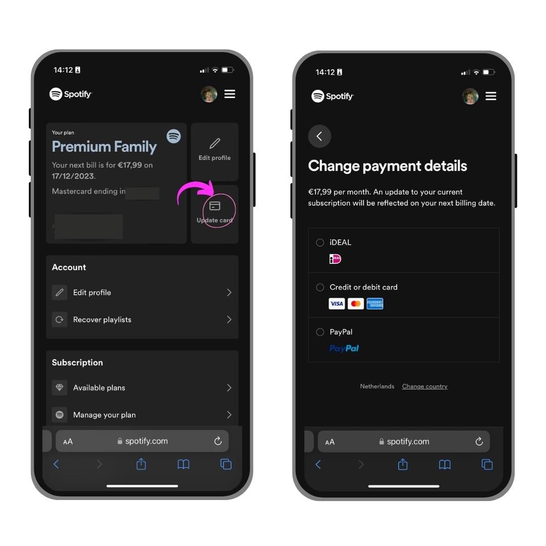 how-to-change-payment-method-on-spotify