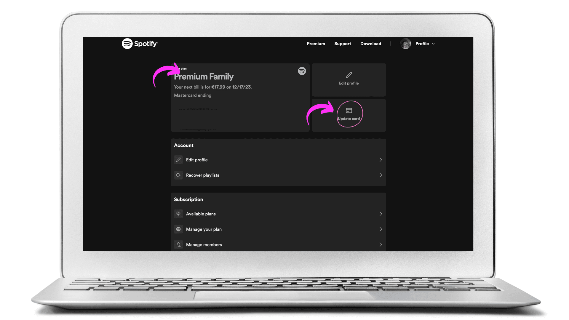 how-to-change-payment-method-on-spotify