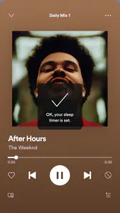 Spotify Sleep Timer iOS step 5: timer active Setting-Sleep-Timer-on-iOS-step-2.png