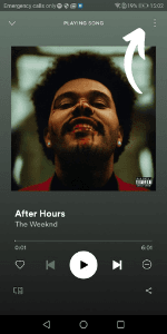 Spotify Sleep Timer Android step 2: open options finding-sleep-timer-on-spotify-android.png