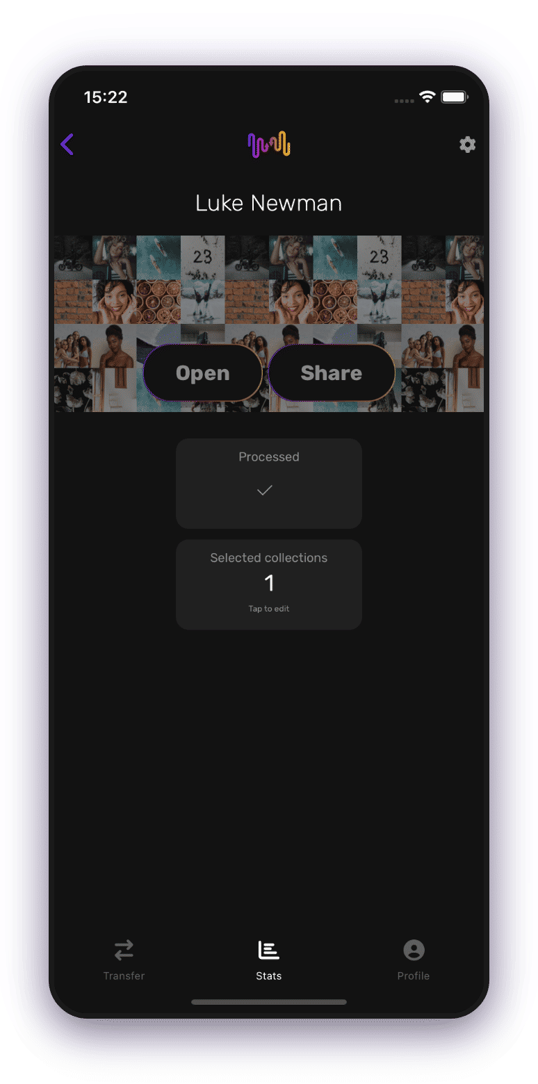 Select your music service