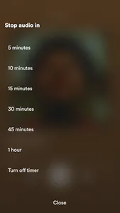 Spotify Sleep Timer iOS step 4: select duration Choosing-the-duration-of-Spotifys-sleep-timer.png