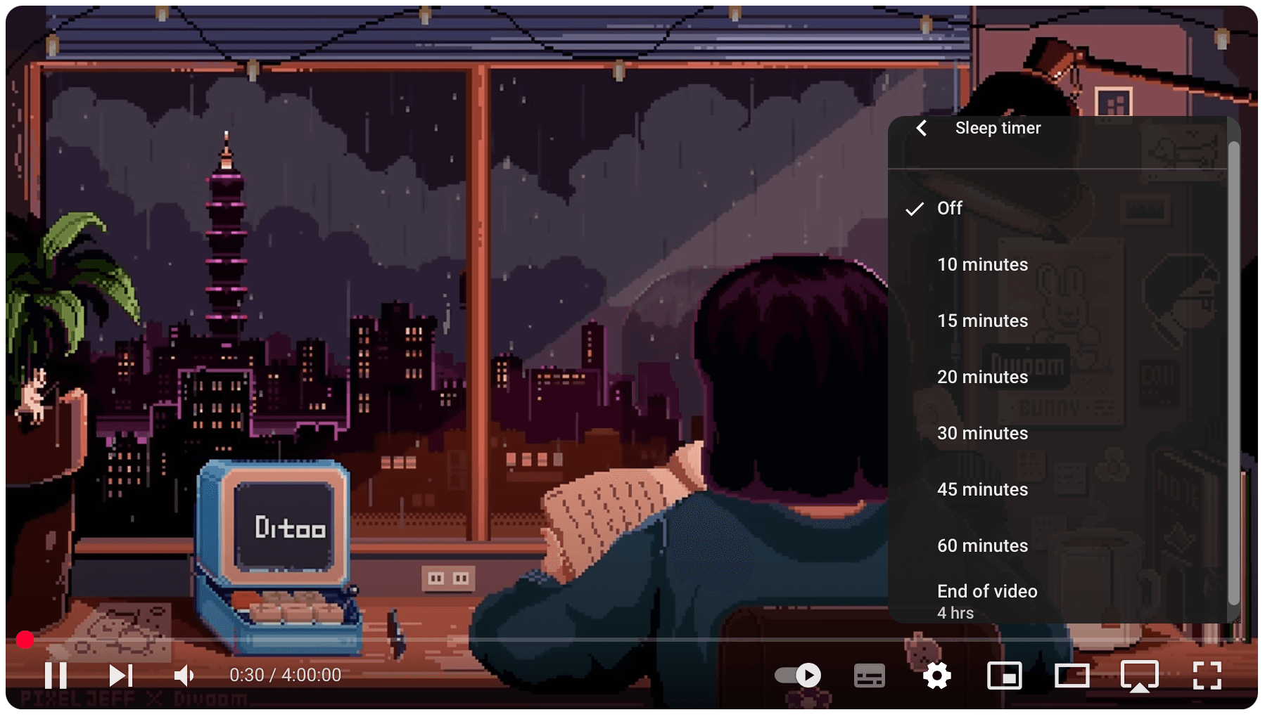 How to Use YouTube’s Sleep Timer